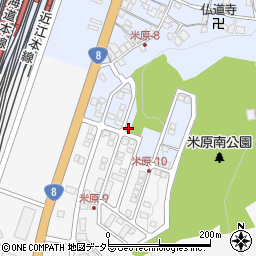 滋賀県米原市米原1220周辺の地図