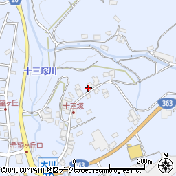 岐阜県瑞浪市陶町大川874周辺の地図