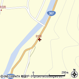 滋賀県高島市朽木村井92周辺の地図