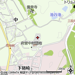 京都府福知山市中447周辺の地図
