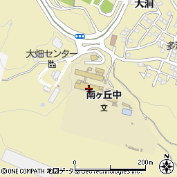 多治見市立南ヶ丘中学校周辺の地図