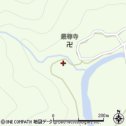 京都府南丹市美山町鶴ケ岡滝尻周辺の地図