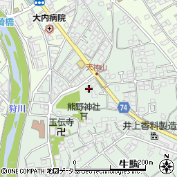 和田電気工事周辺の地図