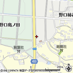 愛知県小牧市野口柿花14周辺の地図