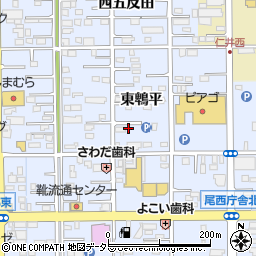 愛知県一宮市小信中島東鵯平36-3周辺の地図