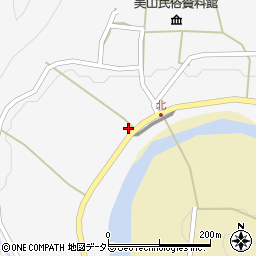 京都府南丹市美山町北揚石周辺の地図