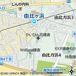かいひん荘鎌倉周辺の地図