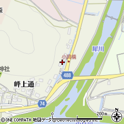 京都府綾部市小貝町（岼）周辺の地図