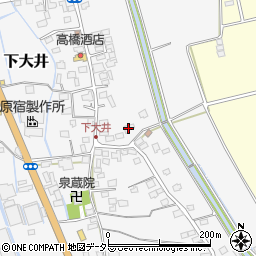 神奈川県小田原市下大井280周辺の地図