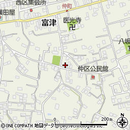 千葉県富津市富津1296周辺の地図