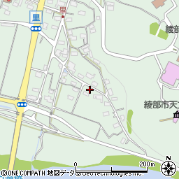 京都府綾部市里町（東浦）周辺の地図