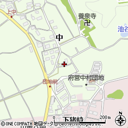 京都府福知山市中432周辺の地図