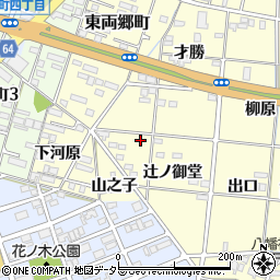 愛知県一宮市大赤見辻ノ御堂13周辺の地図