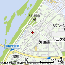 愛知県一宮市起堤町45周辺の地図