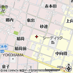 愛知県一宮市千秋町浮野中向得305周辺の地図