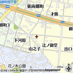 愛知県一宮市大赤見辻ノ御堂4周辺の地図