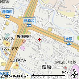 静岡県御殿場市萩原208-1周辺の地図