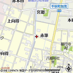 愛知県一宮市千秋町浮野赤筆73周辺の地図