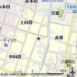 愛知県一宮市千秋町浮野中向得24周辺の地図
