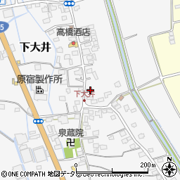 神奈川県小田原市下大井260周辺の地図