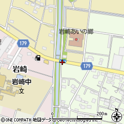 岩崎橋周辺の地図