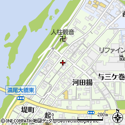 愛知県一宮市起堤町32-4周辺の地図