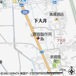 神奈川県小田原市下大井453周辺の地図