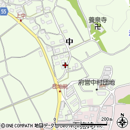京都府福知山市中425周辺の地図