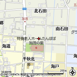 愛知県一宮市千秋町加茂海戸周辺の地図