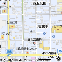 愛知県一宮市小信中島東鵯平30-6周辺の地図