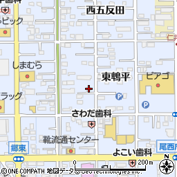 愛知県一宮市小信中島東鵯平30-1周辺の地図