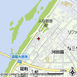 愛知県一宮市起堤町48周辺の地図