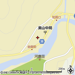 京都府南丹市美山町中周辺の地図