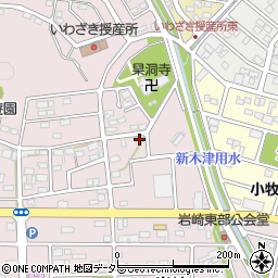 愛知県小牧市岩崎1302周辺の地図