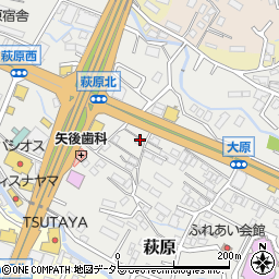 静岡県御殿場市萩原209-4周辺の地図