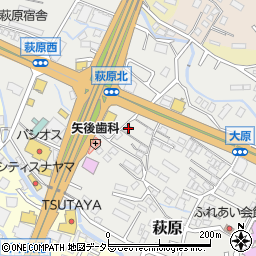 静岡県御殿場市萩原208-2周辺の地図