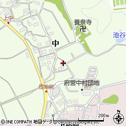 京都府福知山市中430周辺の地図