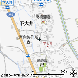 神奈川県小田原市下大井254周辺の地図