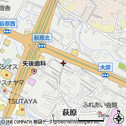 静岡県御殿場市萩原209-2周辺の地図