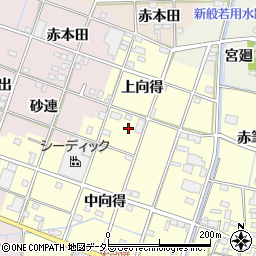 愛知県一宮市千秋町浮野上向得229周辺の地図