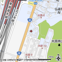 滋賀県米原市米原1195周辺の地図
