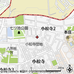 愛知県小牧市小松寺2丁目251周辺の地図