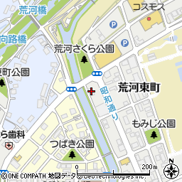 セブンイレブン福知山荒河東店周辺の地図