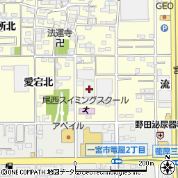 愛知県一宮市開明愛宕北100-1周辺の地図