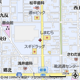 愛知県一宮市小信中島（川東）周辺の地図