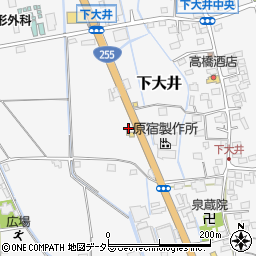 神奈川県小田原市下大井451周辺の地図