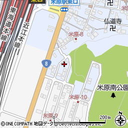 滋賀県米原市米原1204周辺の地図