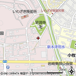 愛知県小牧市岩崎1298周辺の地図