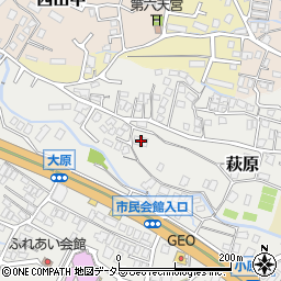 静岡県御殿場市萩原272周辺の地図