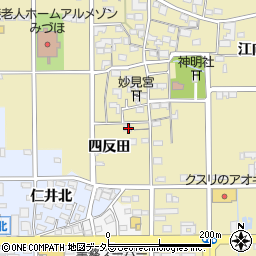 愛知県一宮市三条四反田51-3周辺の地図